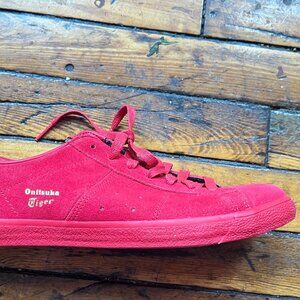 ONITSUKA TIGER ASICS Red monochrome sneakers 7.5 US/40.5 EUR